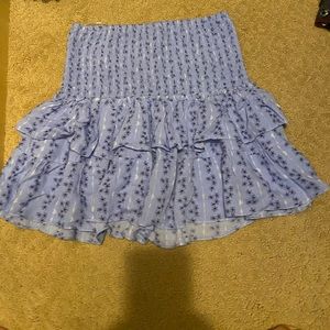 Brand New Hardly Worn! Flow Blue Skirt From Isabellas Cabinet
